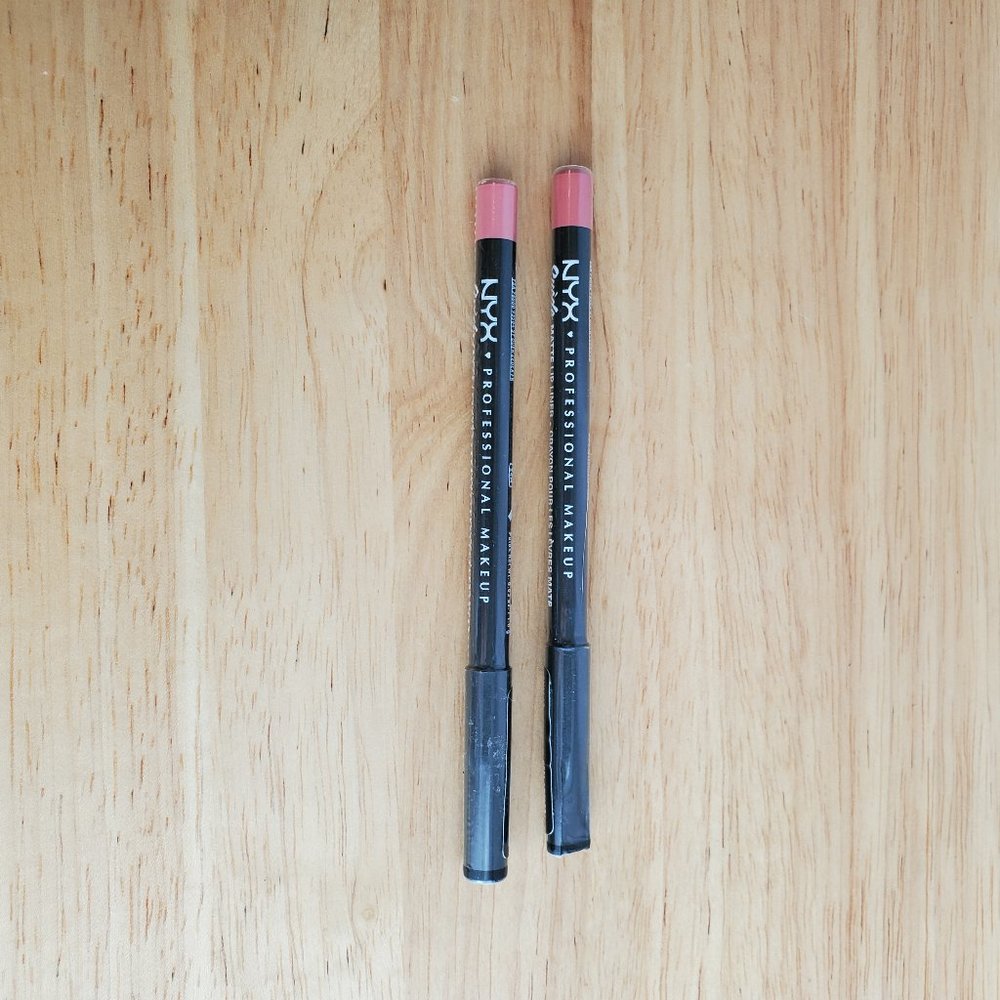 NYX Suede Matte Lip Liner Pencil Bundle